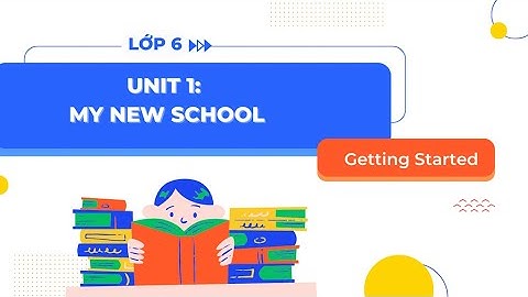 Tiếng Anh lớp 6 Unit 1: Getting Started - Global Success