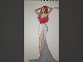 sparkle#shorts#shortsfeed #trending#fashiondesign #viraldress#viralshorts #drawing#fashion#sketch