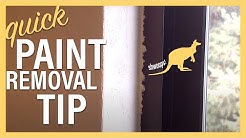 Saturday Projects™ .com | The Best Way To Remove Latex Paint From WIndow Frames - see description