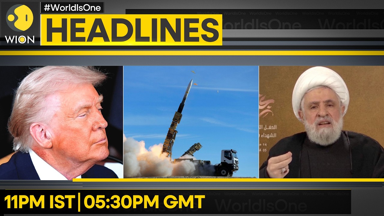 Hezbollah Chief's First Address Since War | IDF: New Missile Launched From Iran | WION Headlines