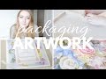 PACKAGING ARTWORK VLOG | Katie Jobling Art