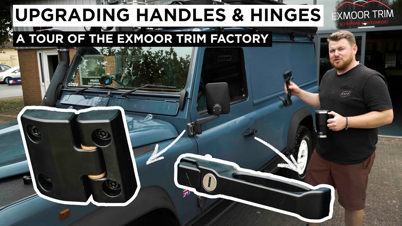 Обновление дверных петель и ручек на DEFENDER + обзор отделки EXMOOR