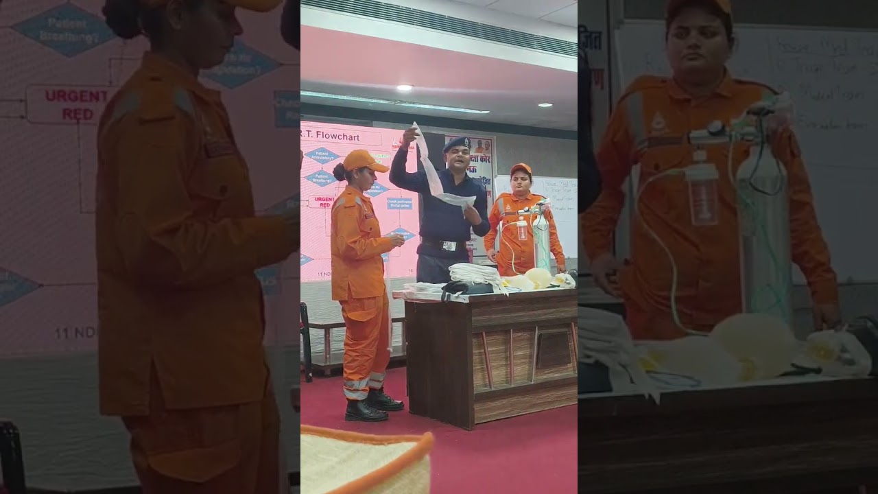 Civil defence training 