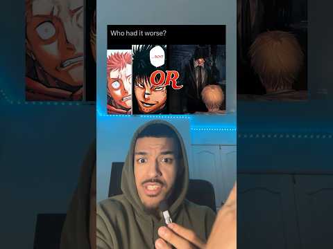 WHO HAD IT WORSE YUJI OR DENJI Jujutsukaisen Chainsawman Yujiitadori Itadori Denji Jjk