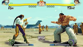 Vega vs T. Hawk! Ultra Street Fighter 4 CPU vs CPU
