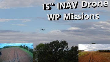 INAV 5.1 Quadcopter Waypoint Missions - First Experience