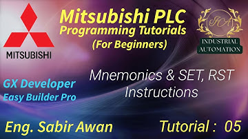 05. Mitsubishi PLC Programming Tutorials | How to use SET(Set), RST (Reset) instruction | Urdu Hindi