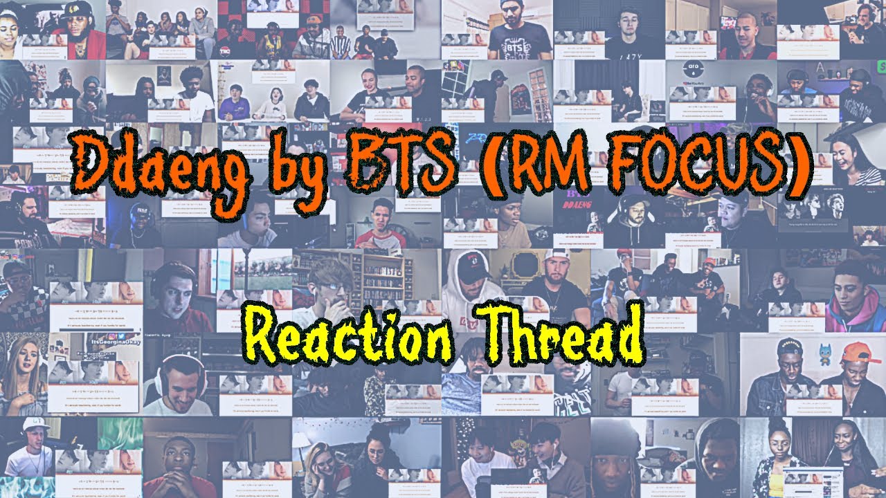 Ddaeng by BTS - RM Rap Verse | Reaction Thread