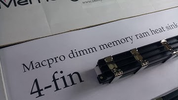 4 fin mac pro dimm memory ram heat sinks (www.memorypack.com.tw)