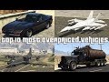 GTA Online Top 10 Most Overpriced Vehicles Excluding Luxor And Swift Deluxe