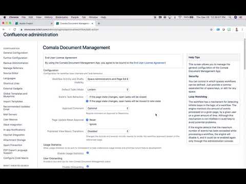 How to use Brikit Content Flow and Comala Document Management in the same Confluence environment
