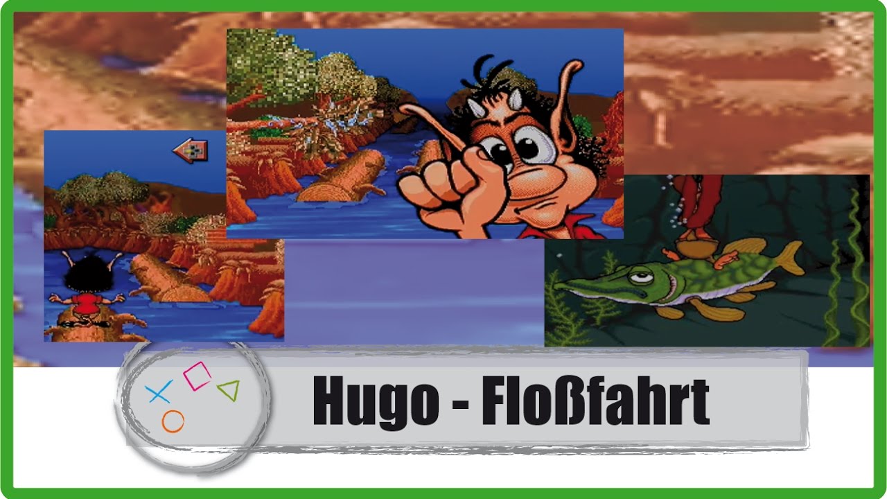 🎮 PS1 Hugo 🎮 🏆Floßfahrt (Rafting)