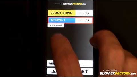 ProTimer 2 0 Interval Workout Timer App from Sixpackfactory com