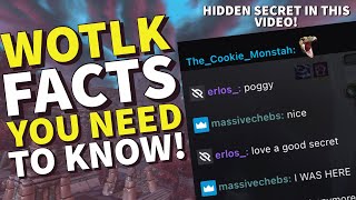 YOU need to know these WOTLK Classic facts - also a “hidden secret” inside!