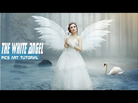 Pics art tutorial the white angel Amazing design