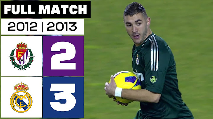 Real Valladolid CF 2-3 Real Madrid | FULL MATCH | LALIGA EA SPORTS 2012/13