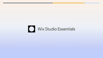 Welcome to the Wix Studio Essentials course