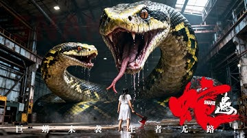 【最新灾难片】蛇患 | 巨蟒巢穴被挖幼崽被杀，为复仇一夜血洗工厂，幸存者踏上生死逃亡！