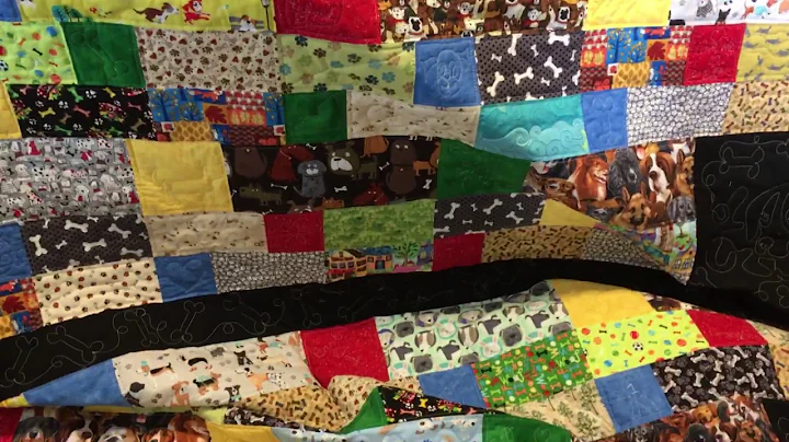 Custom dog lovers quilt