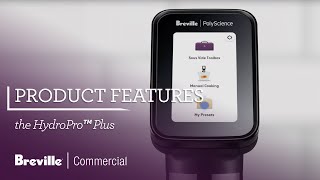The HydroPro™ Immersion Circulators - My Presets