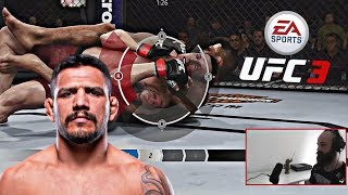 UFC 3 RANKED BATTLES! RAFAEL DOS ANJOS AT 155 & 170 screenshot 4