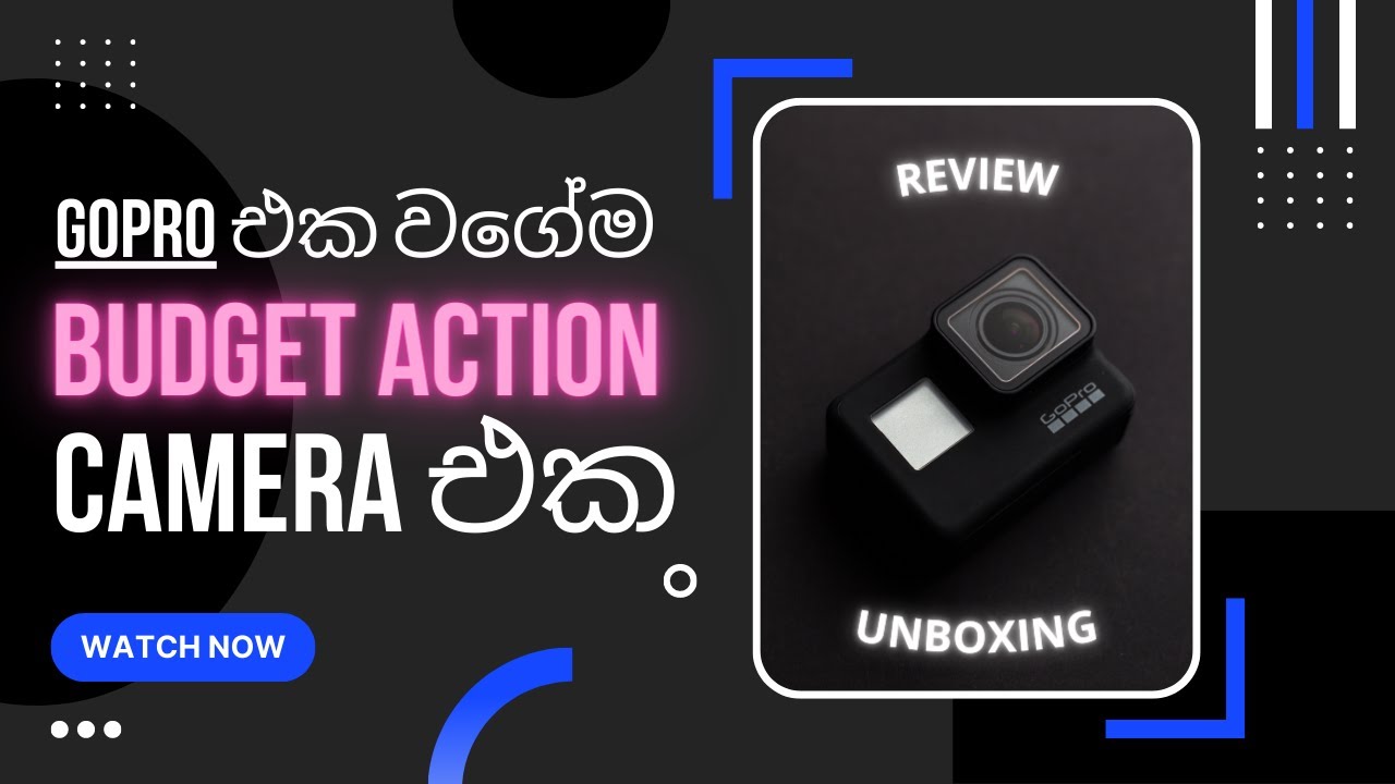Gopro එක වගේම Budget Action Camera එකක්| 3rd Unboxing Video | MINI ...