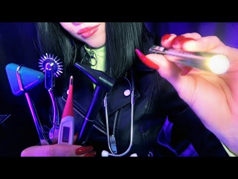 ASMR Russian Spy Agent in Medical Roleplay Exam You, (Eye Test, Ear Exam (Relaxing Examination)