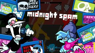 Midnight Spam - (Midnight but Spamton sings it) - Friday Night Funkin