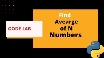 How to Find Average of N numbers |