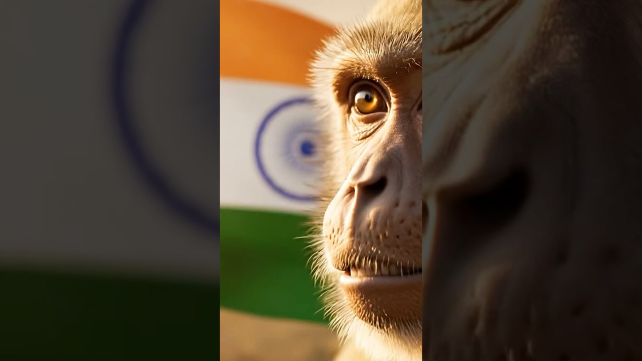 Independent day | Indian monkey | AiRealBox 