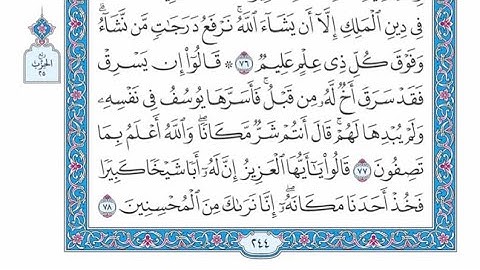 الربع الثاني من الحزب ٢٥ من القرآن الكريم - الشيخ ياسر سلامة حدر
