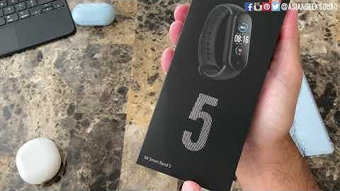 Xiaomi Mi Smart Band 5 - Global Edition [US] - Unboxing and Setup