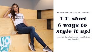 1 T-shirt 6 Ways | Styling Guide | What When Wear