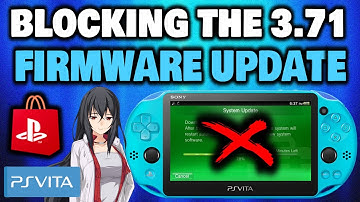 Block & Bypass PS Vita 3.71 Update! Any Firmware!