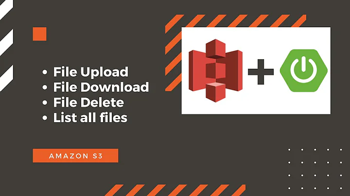 Upload | Download | Delete | Files to Amazon S3 bucket using Spring Boot Java | ADITYA JOSHI |