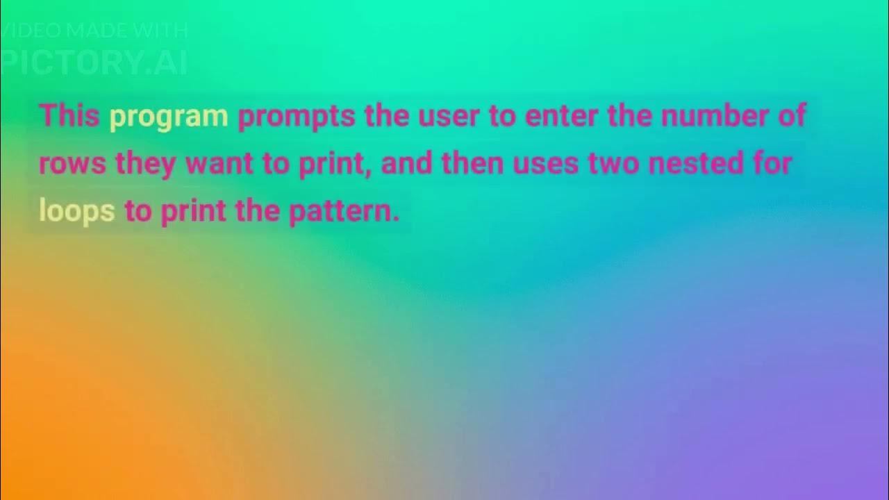 Write Program to print * pattern by using C language. - YouTube