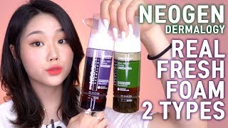 Super soft Cleansing Foam! Give the NEOGEN Real Fresh Foam 2types try.