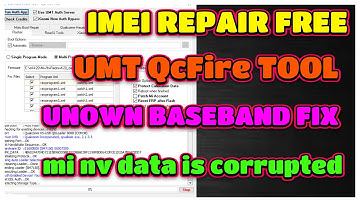 MI 9t k20  imei repair UMT FREE | MI UNKNOWN BASEBAND FIX | UMT IMEI REPAIR FREE