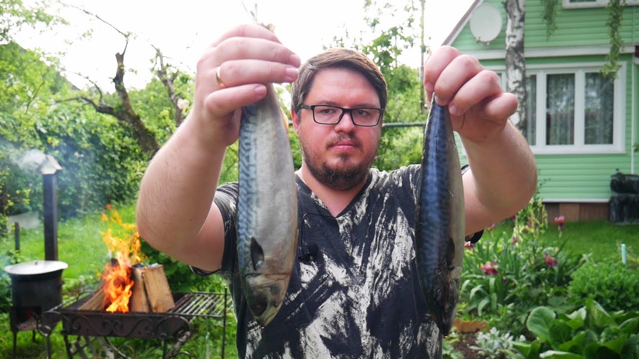 СКУМБРИЯ на УГЛЯХ по-Турецки. РЫБА на МАНГАЛЕ.