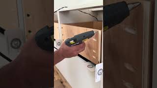 Sometimes a playing card or business card is the perfect shim. #construction #diy #carpentry