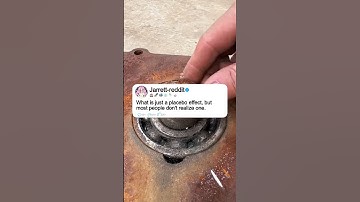 What is just a placebo effect, but most people don