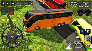 😭Euro bus simulator Indonesia💥😱orange coach IDBS travel 2026 | Android gameplay screenshot 5