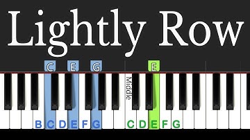 Learn Easy Piano Chords with Lightly Row tutorial for beginners