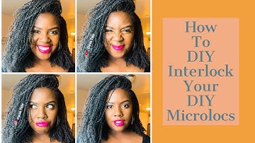 DIY INTERLOCKING MICROLOCS| TWO POINT ROTATION METHOD