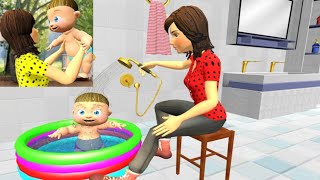 New Virtual Mother Life Simulator- Baby Care Games Phone Game screenshot 2