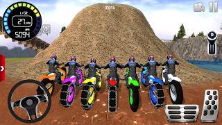 Mega Ramp Motor Bike Stunt Racing Simulator 3D - Extreme Motocross Dirt Bike - Offroad Gameplay screenshot 3
