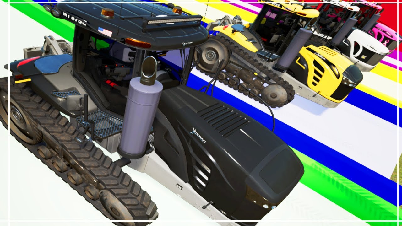 COLOR CHALLANGER MT 800 TRACTORS DEATH RUN FARMING SIMULATOR 22