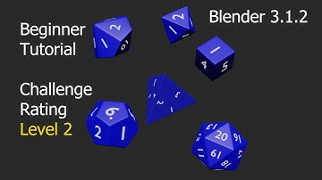 Make D&D Dice in Blender - Beginner Tutorial