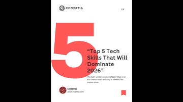 “Top 5 Tech Skills That Will Dominate 2026”