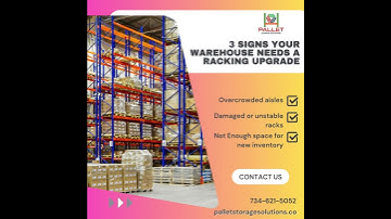 3 Warning Signs Your Warehouse Needs a Racking Upgrade! #WarehouseUpgrade, #RackingSolutions #rack